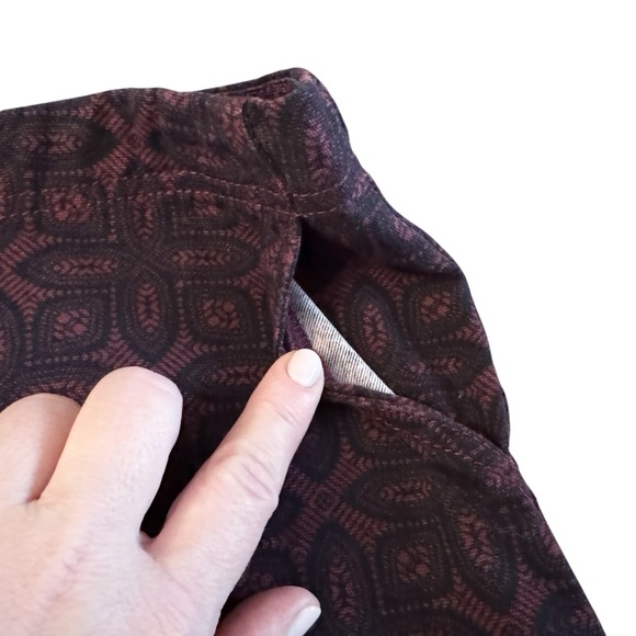 Banana Republic Patterned mini Skirt spring summer office siren cotton sz 6 990 - Picture 2 of 9